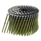 Weld Wire Collated Coil Nails Round Head Galvanised 15 Degree 2.5 x 57mm For Fencing