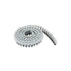 HN25C Plastic Collated Coil Nails 2.5 X 22mm Screw Shank Nails Electro Galvanized